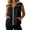 Black, variant on Women's Sleeveless Zip up Hoodies Casual Loose Fit Drawstring Sweatshirts Lightweight Jackets Vest with Pockets Sports Running T-Shirts Workout Tops L