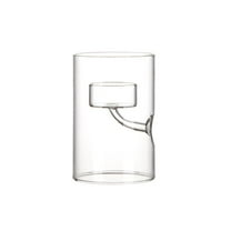 Christmas Savings Clearance! VWRXBZ Christmas Tabletop Decorations European Cylinder Glass Candlestick Oil Lamp Windproof Candlestick Home Furnishings Candlelight Dinner Gift