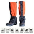 thumbnail image 2 of Waterproof Kids Leg Boot Gaiters Children Hiking Hunting Climbing Protective Gear - orange, 2 of 6