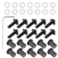thumbnail image 4 of Filfeel Motorcycle Windscreen Bolt Kit Windshield Stainless Steel Installation Kit Black Screws Wellnuts Washers For Windshields Replacing, 4 of 8