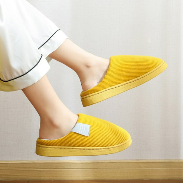 Sonducket Zapatilla de algodón para mujer y hombre, zapatos