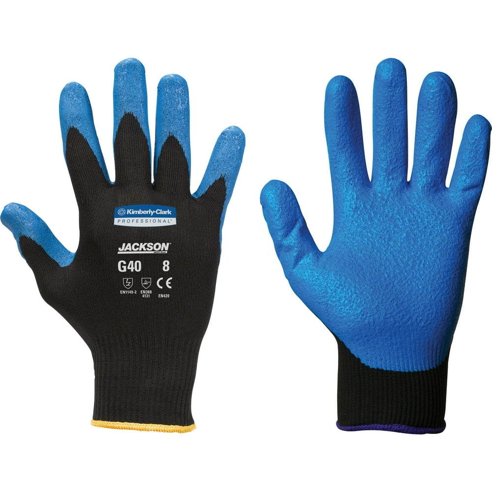 KLEENGUARD KleenGuard G40 Foam Nitrile Coated Gloves (40225), Small