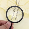 thumbnail image 3 of Mini Loupe de Poche 8X Verre Optique avec Étui de Protection Cortical, pour Bureau, Lecture, Loisirs, 3 of 7