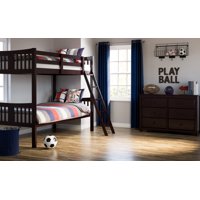 Storkcraft Caribou Solid Hardwood Twin Bunk Bed - Espresso