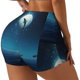 thumbnail image 1 of Fotbe Night Sky Moon Dolphin Shorts Sin Costuras – Shorts Deportivos de Cintura Alta para Mujer, Elásticos para Gimnasio, Yoga, Running o Ciclismo-Medium, 1 of 8