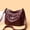 red, variant on Vintage Mom Bag Luxury Pu Leather Women Single Shoulder Bags Solid Purses Multi-Pockets Handbags Fashion Ladies Crossbody Bags