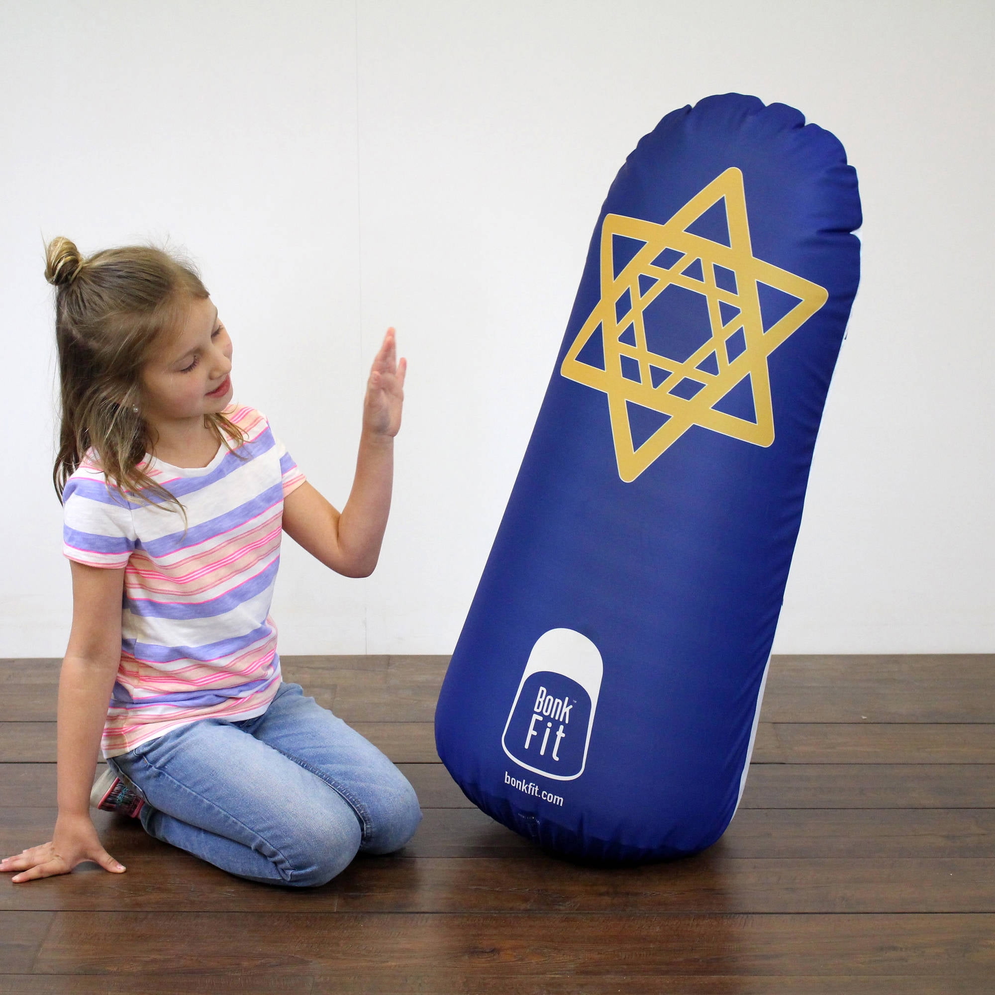 Kid Tough Fitness Inflatable FreeStanding Punching Bag + Machine