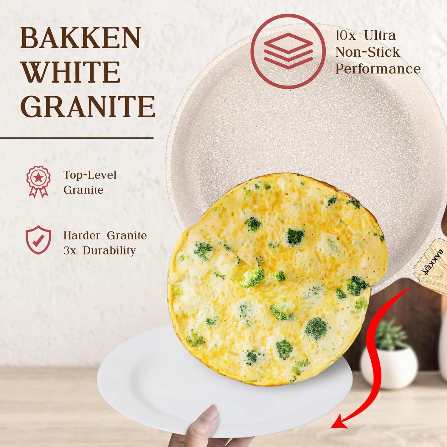 YASHE Set di pentole e padelle da 21 pezzi, set da cucina antiaderente con manici rimovibili e coperchi in vetro, compatibile con induzione, adatto per forno, impilabile, colore bianco