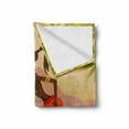 thumbnail image 2 of African Soft Flannel Fleece Throw Blanket, Young Zulu Girl in Exotic Nature Tree Leaves Mountains Folkloric Clothing, Cozy Plush for Indoor and Outdoor Use, 50" x 60", Multicolor, by Ambesonne, 2 of 6