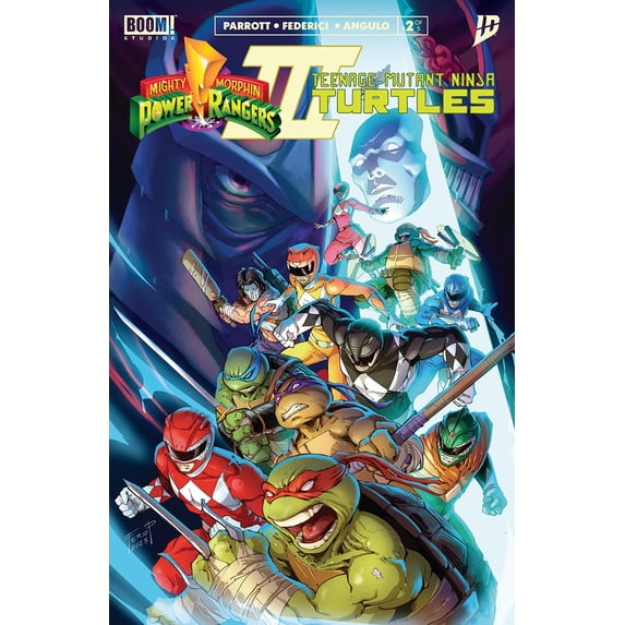 Mighty Morphin Power Rangers/Teenage Mutant Ninja Turtles III #2F VF ; Boom! Comic Book