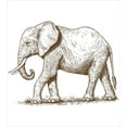 thumbnail image 3 of Ambesonne African Duvet Cover Set, Savannah Wild Animals Art, Queen, White and Brown, 3 of 3
