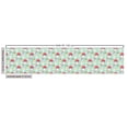 thumbnail image 2 of Ambesonne Mushroom Fabric by the Yard Upholstery, Cartoon Style Polka Dotted, 2 Yards, Pale Teal Coral Cream, 2 of 4