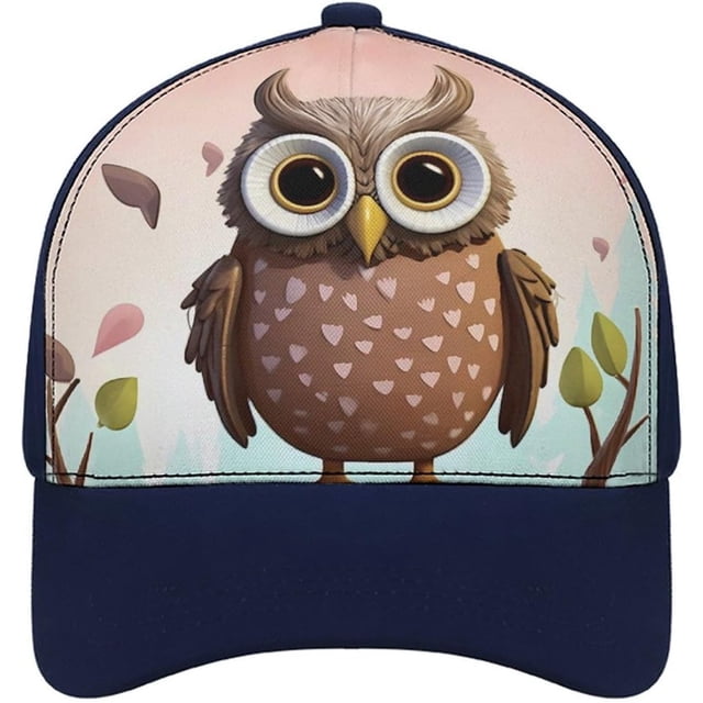 Owl Lover Baseball Cap Classic Golf Cap Soft Dad Hat Multicolor Adjustable Low Profile Hat Unisex