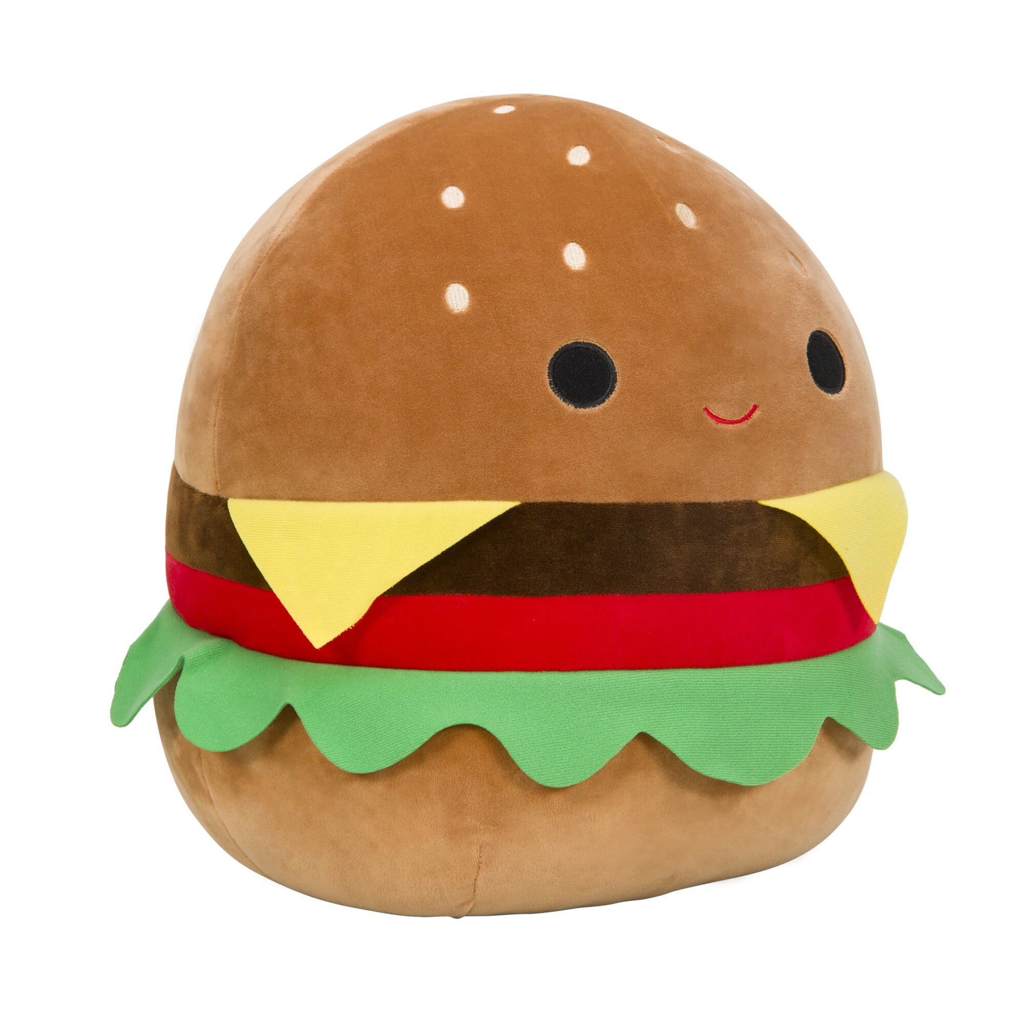 Squishmallows Plush 16 inch Carl the Cheeseburger- Childs Ultra Soft Stuffed Toy