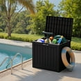 thumbnail image 7 of Homall 40 Gallon Resin Outdoor Storage Box with Lockable Lid Waterproof Resin Deck Box for Patio, 7 of 7