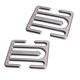 thumbnail image 5 of Ajustador de cinturón de seguridad de metal Accesorio de vehículo Fácil instalación Clips de cinturón de seguridad gris oscuro Cola Clips de cinturón de seguridad, 5 of 8