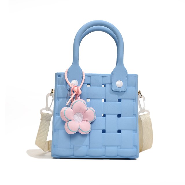 6618-1 Bolso pequeño para niña dopamina moderno y versátil con bandolera colgante-PZ20240621013483 azul