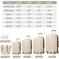 thumbnail image 6 of Luggage Sets 6 Piece with Duffel Bags, Hardside Expandable Suitcases with Spinner Wheels TSA Lock, 6 of 8