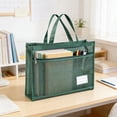 thumbnail image 6 of JZCHUNTOY Mesh A3 Art Storage Tote Bag 1 Piece, Large Capacity Portable Handheld Zipper Pouch, Durable Water Resistant Document Organizer Bag, Suitable for Drawing Supplies Painting Tools Storage, 6 of 6