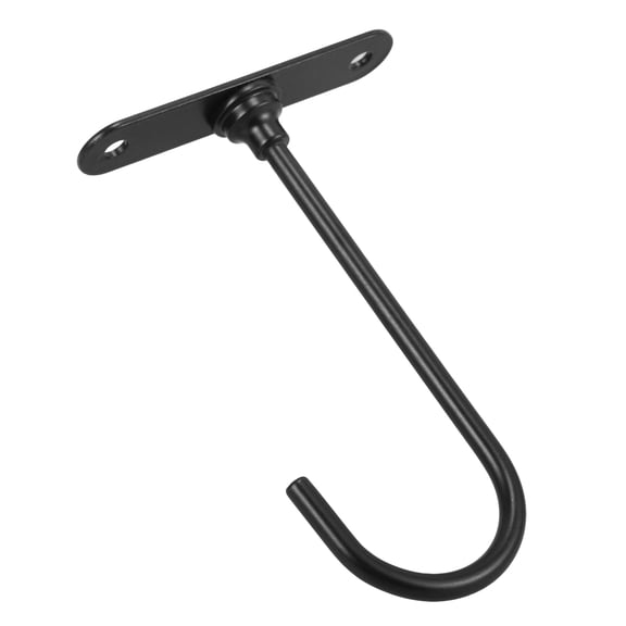 WESIEVYA Wesievya Metal Banana Hanger for Kitchen Under Cabinet Black Space-Saving