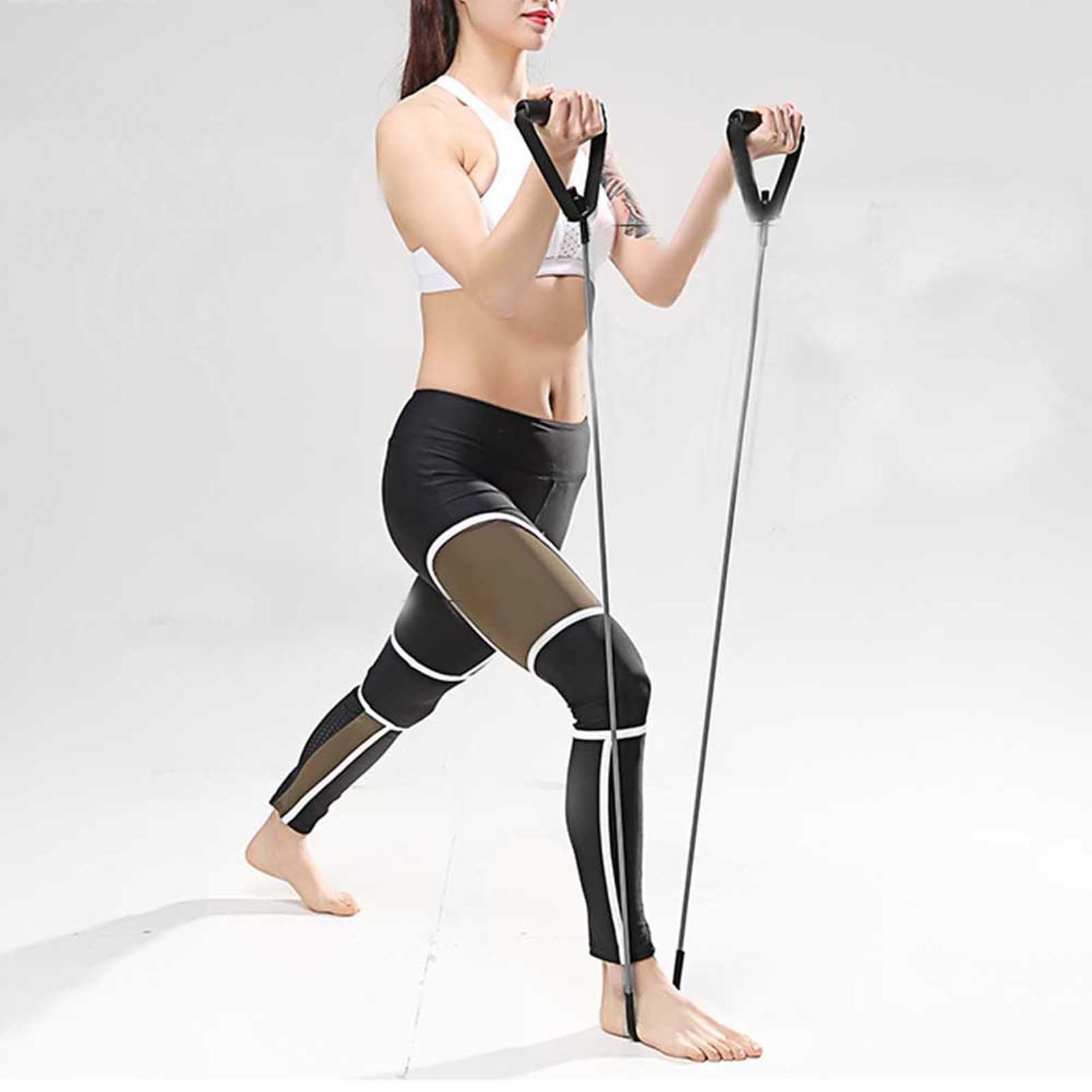 Yoga Stretch Strap, Yoga Bands Resistance Stretch Rubber Band Training Rope Tube Workout Fitness Exercise for Yoga Gym