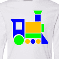 thumbnail image 4 of Inktastic Cute Colorful Train Long Sleeve Youth T-Shirt, 4 of 5