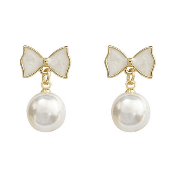 DESIGNICE Pearl Earrings,Jewelry Stud Earrings for Women,S925 Silver Pin Material Stud Earrings