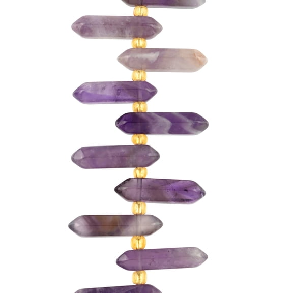 Amethyst Spike Beads by Bead Landing 14pc