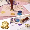 thumbnail image 4 of Cuadros Decorativos Cabeza de sello de arte DIY sobre cabeza decorativa en relieve para invitaciones de boda (I), 4 of 5