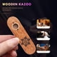 thumbnail image 5 of Kazoo De Caoba Caoba Kazoo Mini Instrumento de viento Kazoo de madera para amantes de la música (Snowdrop), 5 of 5