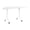 White, variant on Synergy 60-inch Trapezoid Modular Conference Table in Gray - Engineered Wood