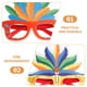 thumbnail image 4 of KAKOWELY 6 piezas de gafas de carnaval, decoraciones para fiestas de disfraces., 4 of 4