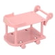 thumbnail image 4 of Carrito de cocina para casa de muñecas a escala 1:12, accesorios para casa de muñecas, juego de simulación Rosa, 4 of 9