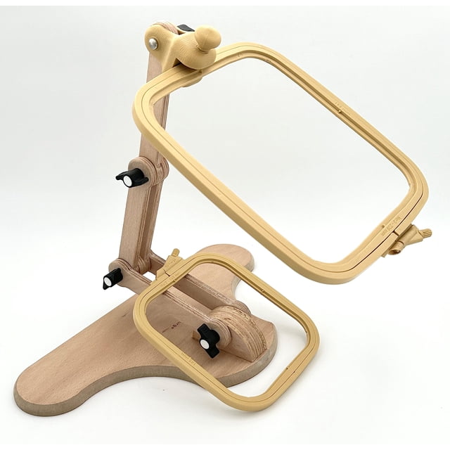 Soporte de mesa para bordar Nurge 190-4 con aro para bordar, número 2-3