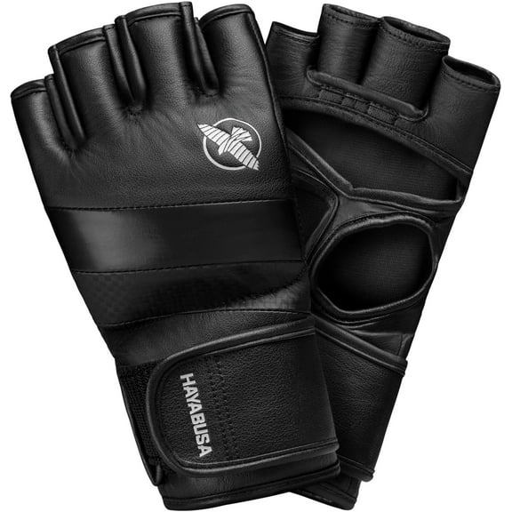 Hayabusa T3 4oz Pro Style MMA Gloves for Men and Women - Black, Small