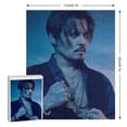 thumbnail image 2 of Johnny Depp Jigsaw Puzzle, Wood Puzzles Adult, 70 PCS Jigsaw Puzzle Perfect for Game Nights, 2 of 7
