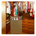 thumbnail image 6 of Drevy Space Savers Wardrobe Moving Boxes With Hanger 20" x 20" x 34" (3 Pack), 6 of 8