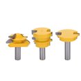 thumbnail image 2 of 3Pcs Rail and Stile Router Bit Hardened Steel 1/2in Straight Shank for Hand-Made Drawer, 2 of 5