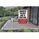 thumbnail image 4 of Metal No Trespassing Signs Private Property Funny Posted Signs No Trespassing For Home Yard Garden Door Wall Metal Sign, 4 of 8