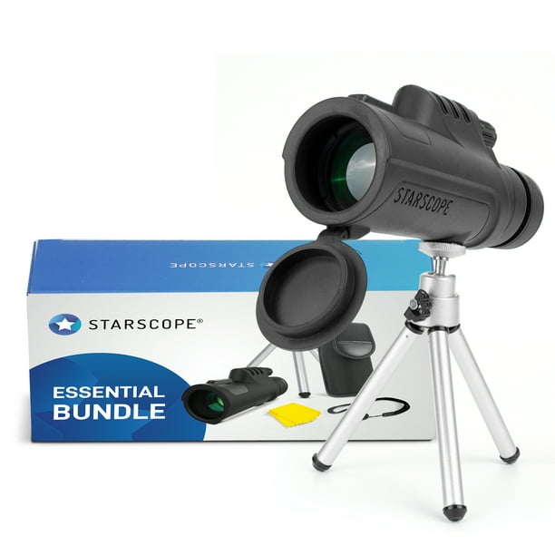 STARSCOPE Monocular Telescope Essentials Bundle G3 10x Monocular Kit