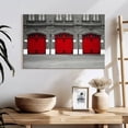 thumbnail image 3 of Elephant Stock Fire Department Pop Wall Art - Horizontal Canvas Wall Art - Living Room Wall Decor - Architecture Canvas - Black And White Decor - 24" x 16", 3 of 8