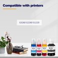 thumbnail image 2 of Botellas de recarga de tinta LAIPENG GI-21, paquete de 4, BK/C/M/Y, 2 of 8
