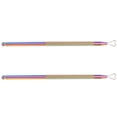 thumbnail image 1 of Cuticle Pusher 2Pcs For Manicure Tools Cuticle Removal Multi Colored 13X0.3Cm Stainless Steel For Salon Use, 1 of 8