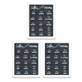 thumbnail image 1 of Retro Cafetería Impresión Sin marco de pared Decoración de la lona Material grueso Multicolor Color-Fast Poster Detachable Poster Fotos decorativas 3 piezas Jumpingount HA011821-00, 1 of 7