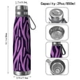 thumbnail image 3 of Leopard Print 29oz Stainless Steel Insulated Thermos with Tea Filter, 360° Printed Travel Bottle, Leakproof BPA-Free Flask with Anti-Slip Base, 304 Inner & 201 Outer, Vacuum Cup, 3 of 6