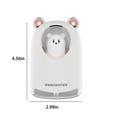 thumbnail image 3 of Cute Pet Humidifier, Mini USB Cool Mist Humidifier with 2 Modes (4h/8h), 7-Color Night Light, 20dB Quiet, Automatic Power-Off, One Button Control, Portable for Bedroom, Office, Car, Plants, 3 of 7