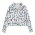 thumbnail image 4 of Bnwani Long Sleeve Toddler Shirts Plain Hoodless Fleece Printed Tops 7-8 Years, 4 of 5