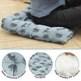 thumbnail image 5 of Square Cat Lover Floor Cushion - Adorable Hand-Drawn Cat Illustration Meditation Pillow - Fluffy & Supportive Tatami Mat Seat for Yoga, 5 of 7