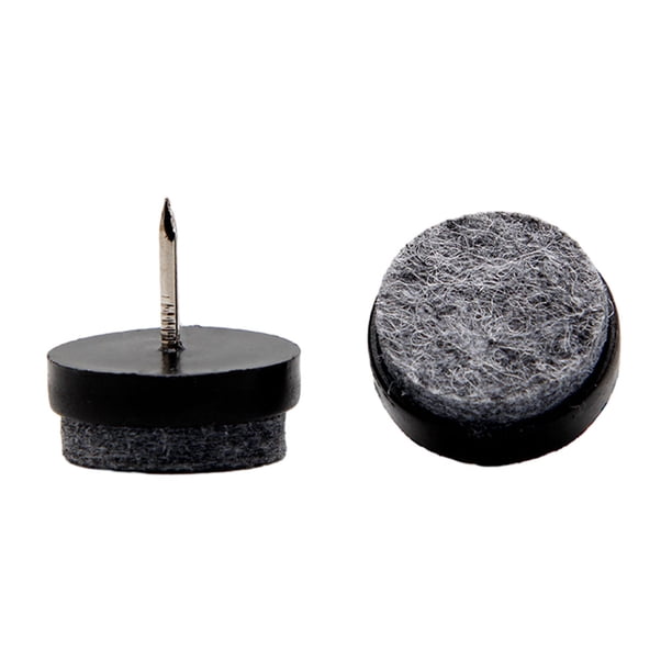Almohadilla deslizante Bearachild 36X fieltro para muebles Protector de ABS Negro 17mm