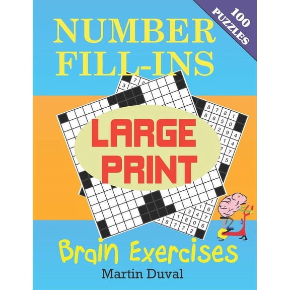 Number Fill-Ins Brain Exercises, (Paperback)